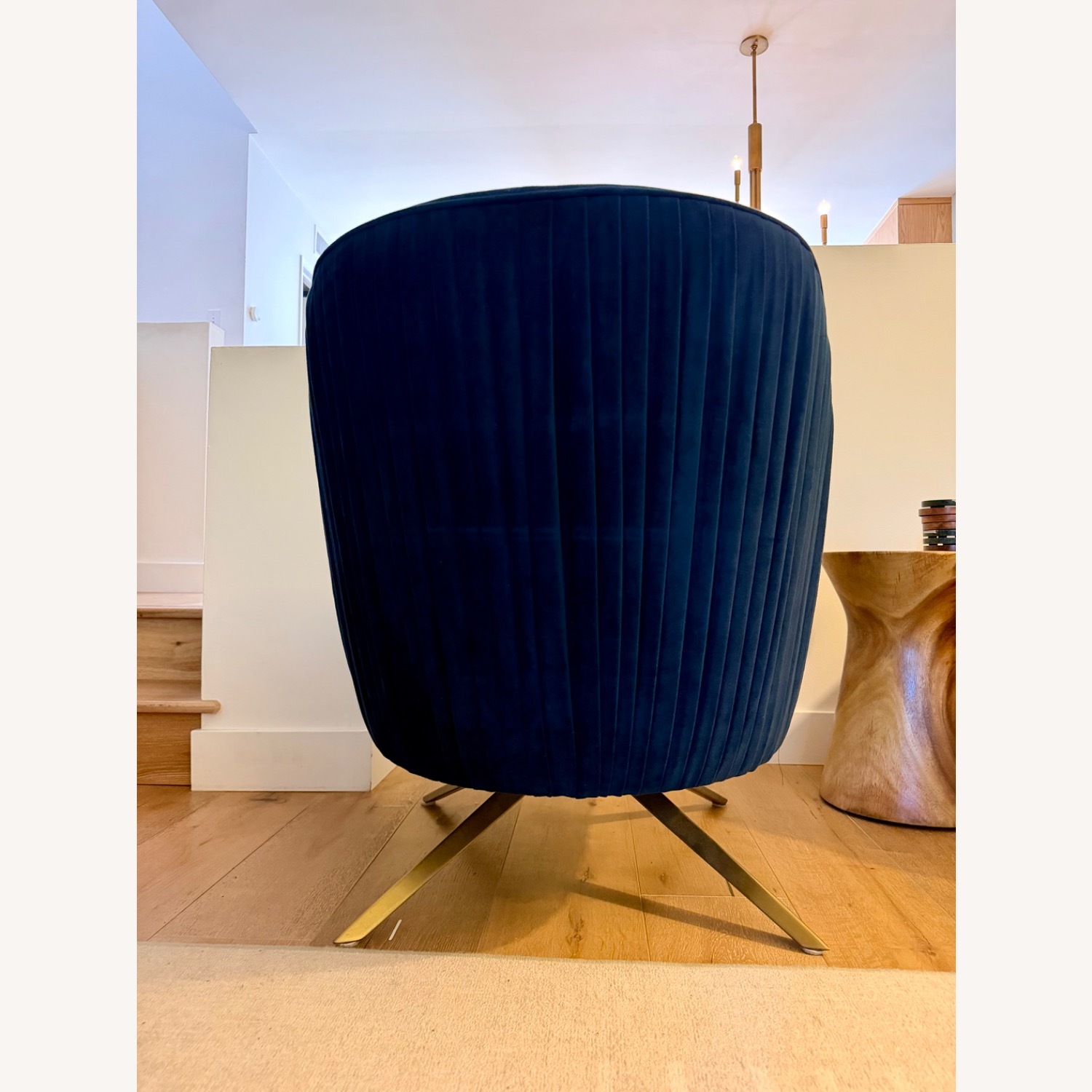 West Elm Roar & Rabbit Velvet Chair - image-8