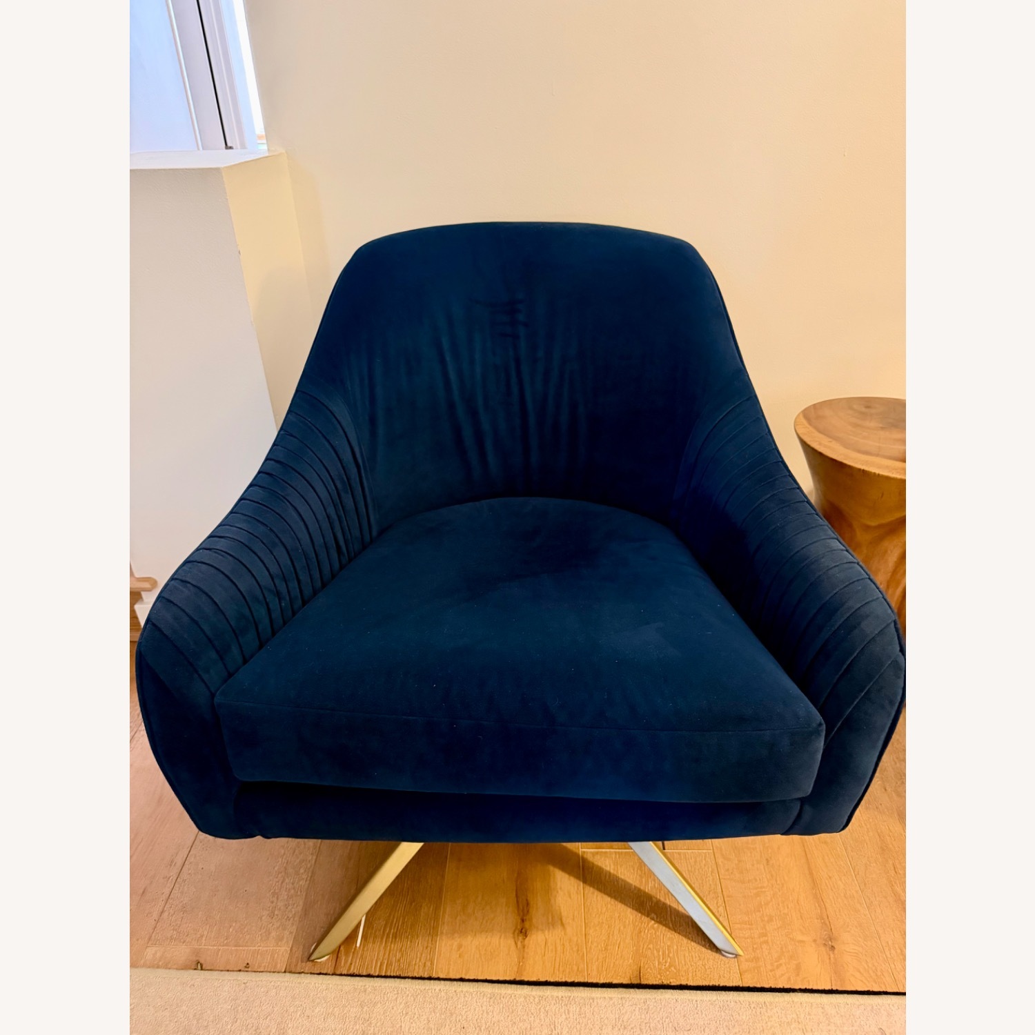 West Elm Roar & Rabbit Velvet Chair - image-2