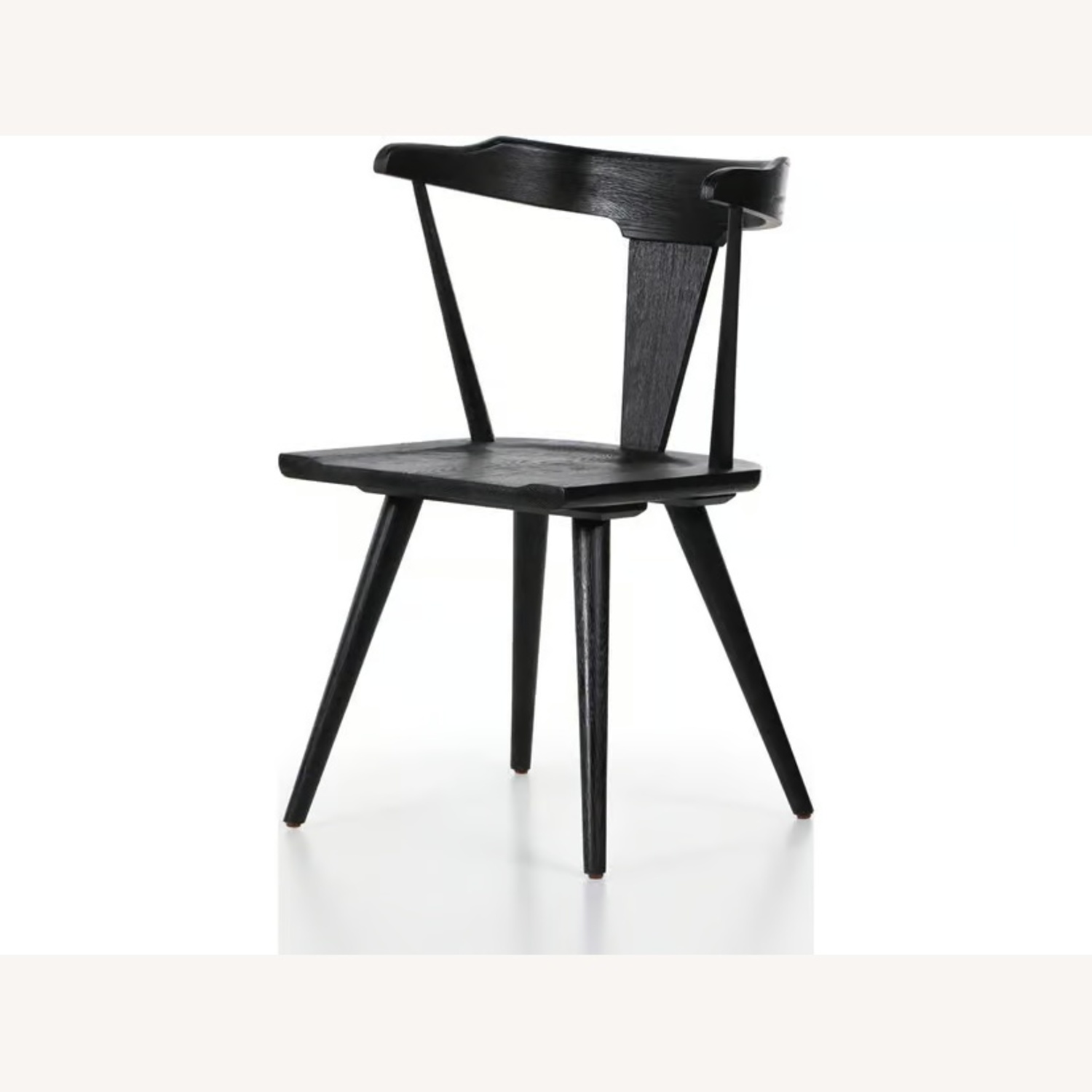 LuxeDecor Globetrotter Black Wood Dining Chairs - image-5