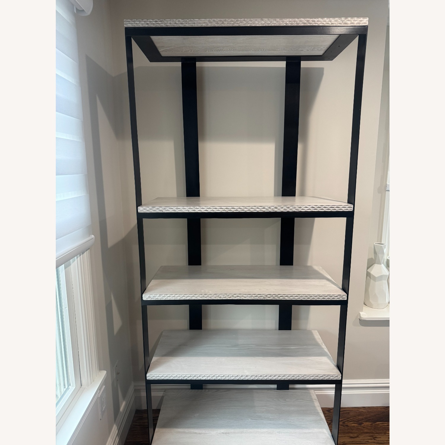 Arteriors Black Iron White Wood  Etagere  - image-3