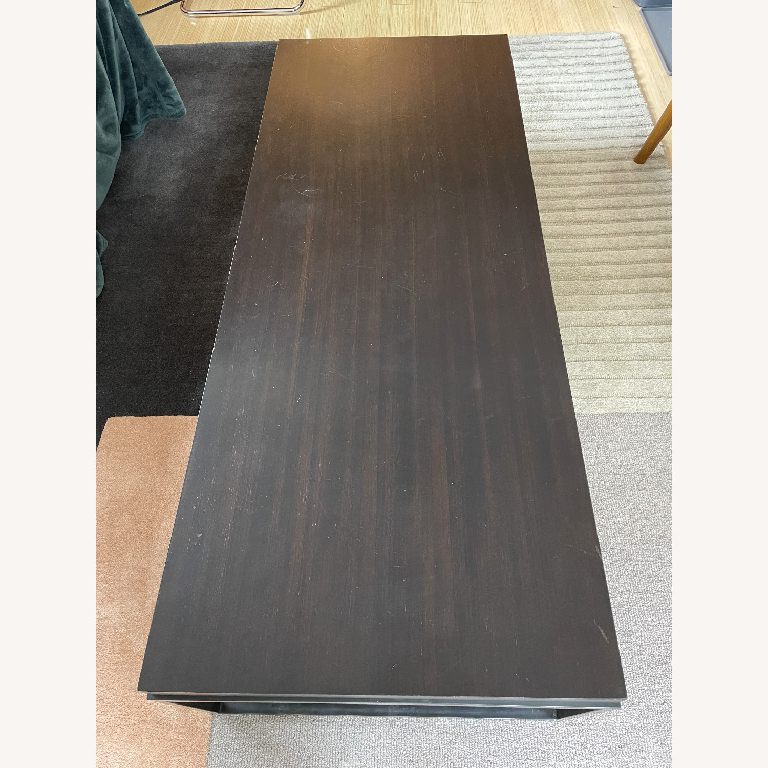 Nicholas Oak Rectangular Coffee Table - image-10