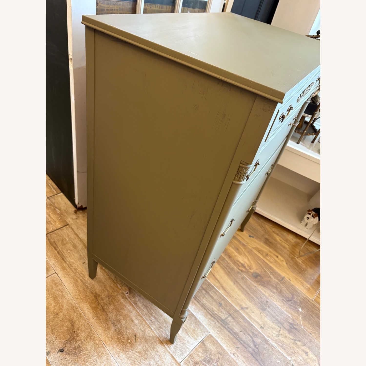 North Shore Furniture Green Wood Dresser - image-16