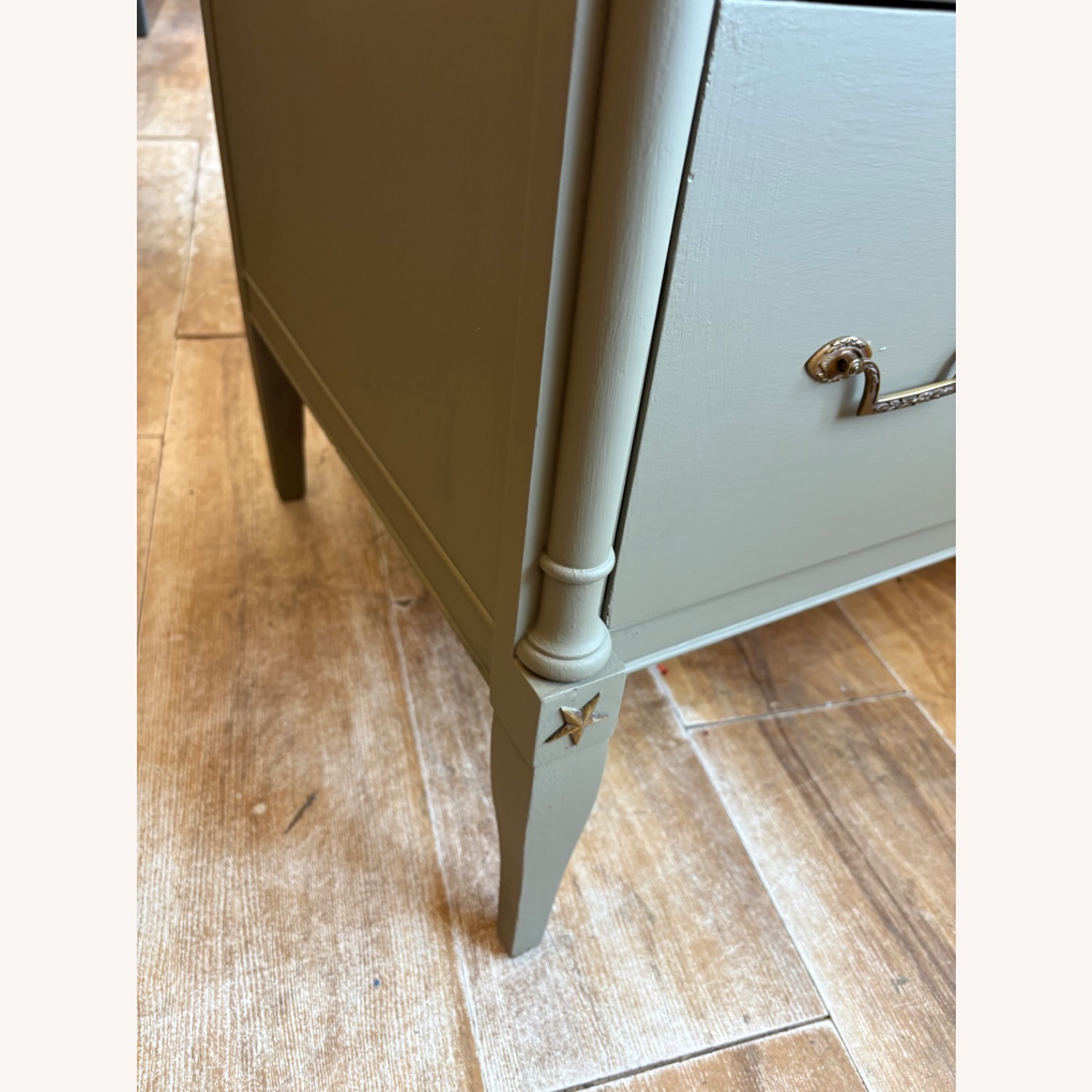 North Shore Furniture Green Wood Dresser - image-13