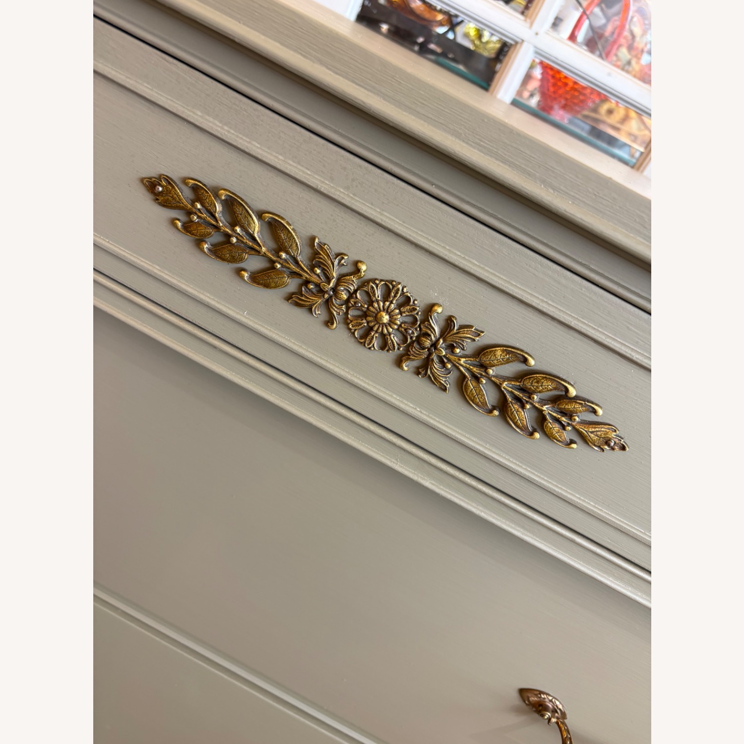 North Shore Furniture Green Wood Dresser - image-9