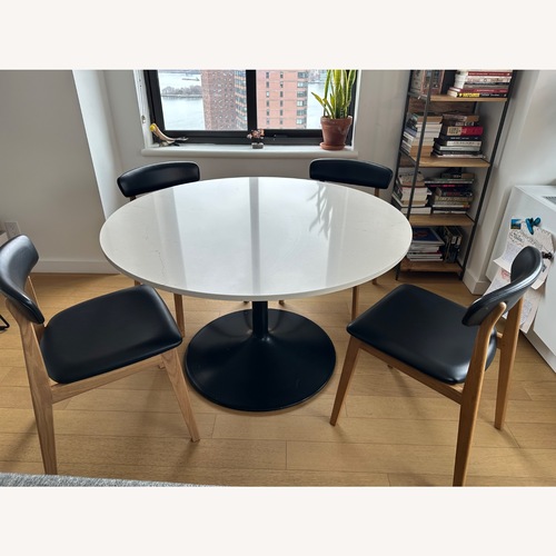 Used Room & Board Aria White Dining Table for sale on AptDeco