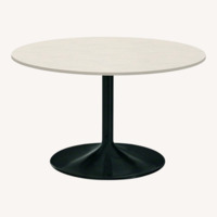 Room & Board Aria White Dining Table