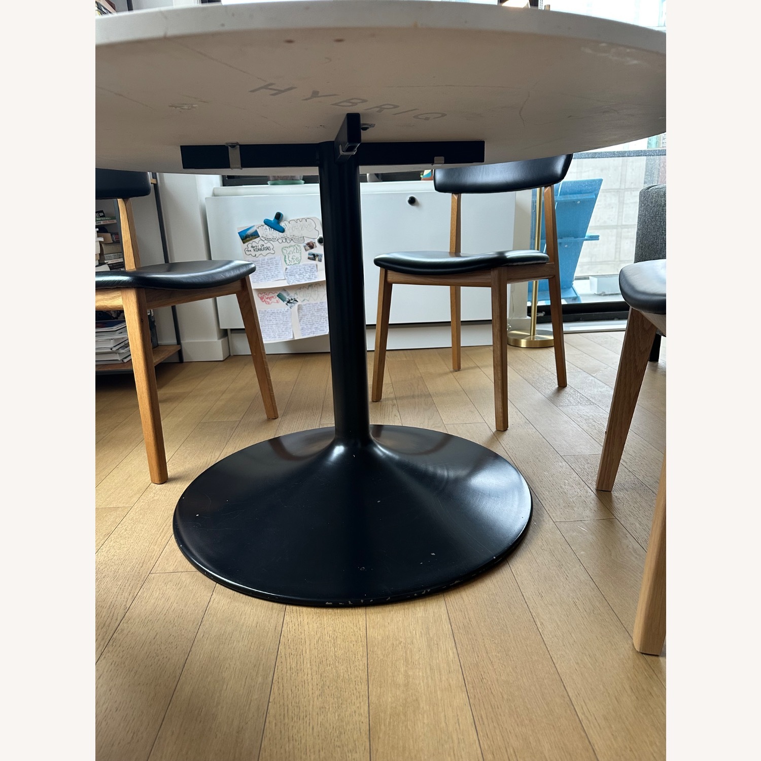 Room & Board Errol Black Leather Dining Chairs - image-6