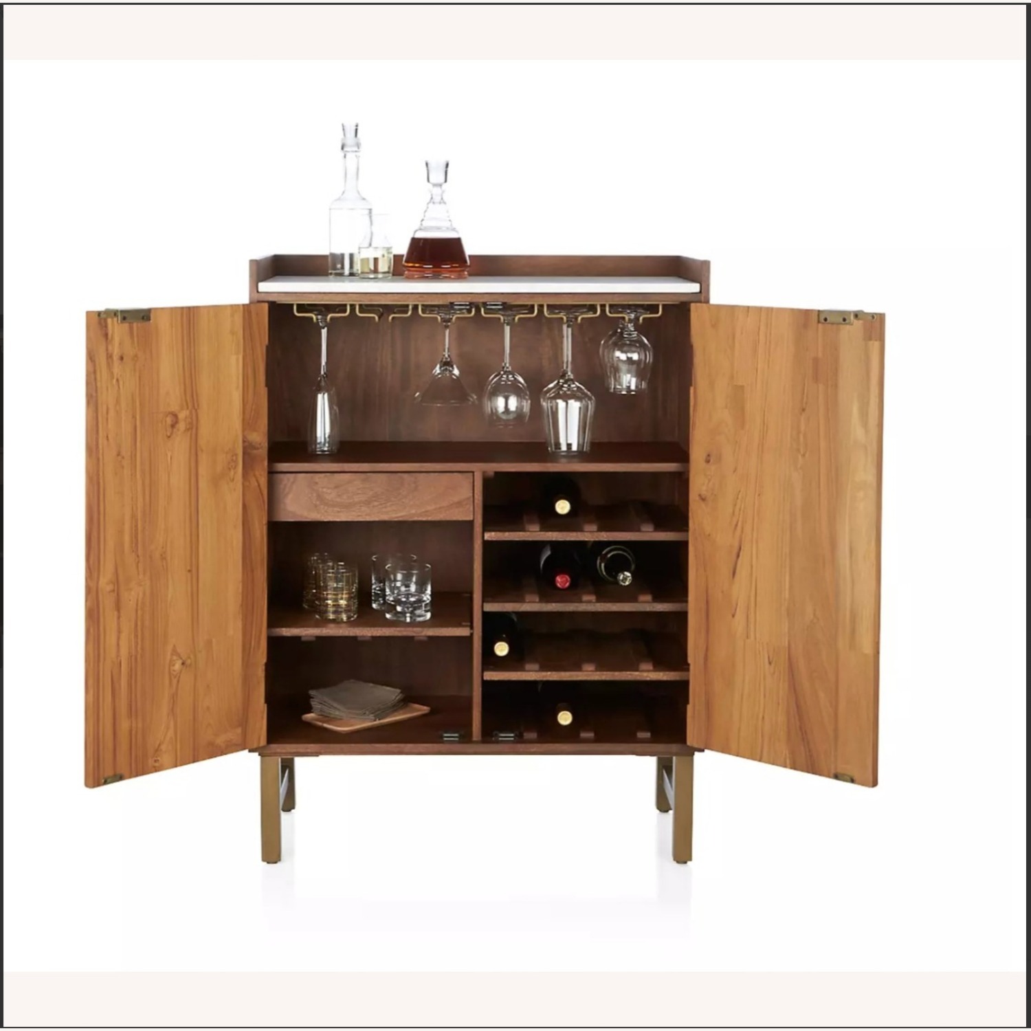 Crate & Barrel Cantina Bar Cabinet - image-3
