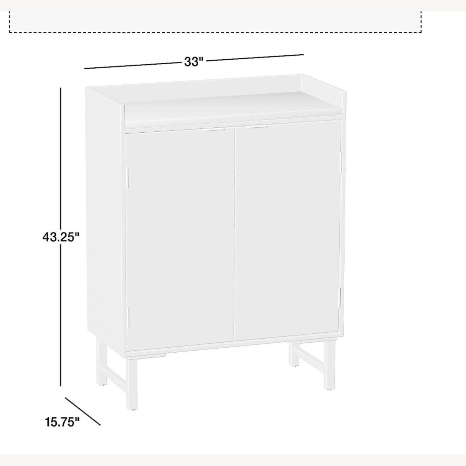 Crate & Barrel Cantina Bar Cabinet - image-5