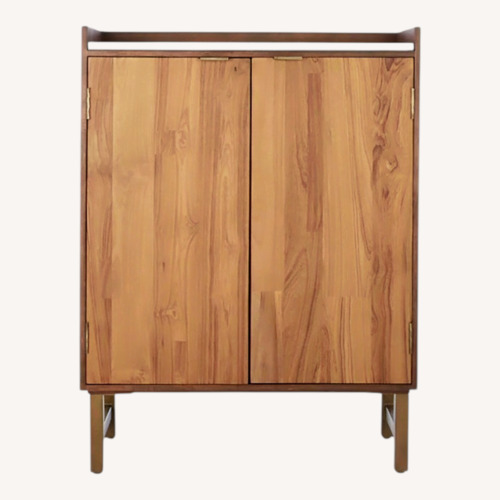 Used Crate & Barrel Cantina Bar Cabinet for sale on AptDeco
