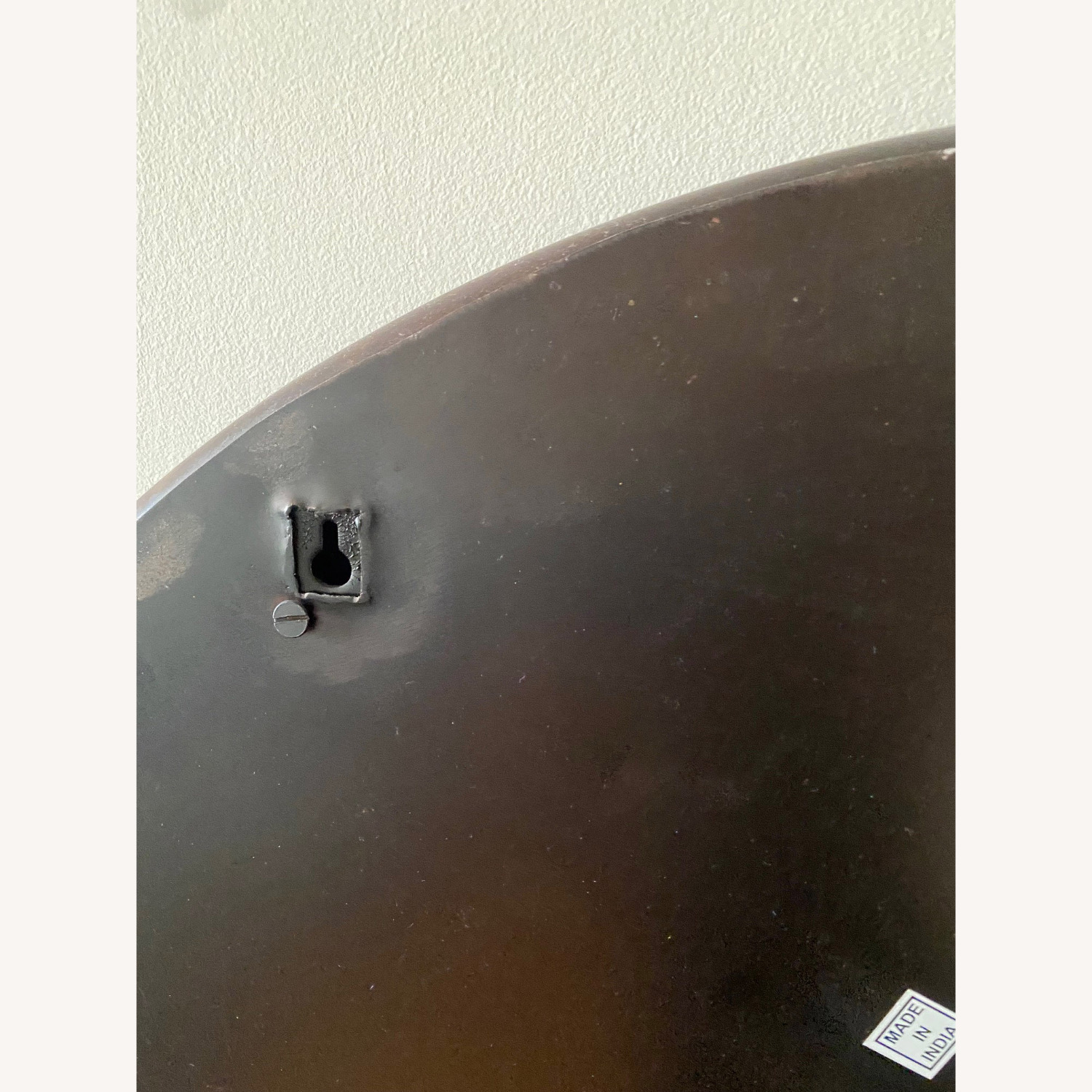 Arhaus Dark Brown Wrought Iron Floor Mirror - image-6