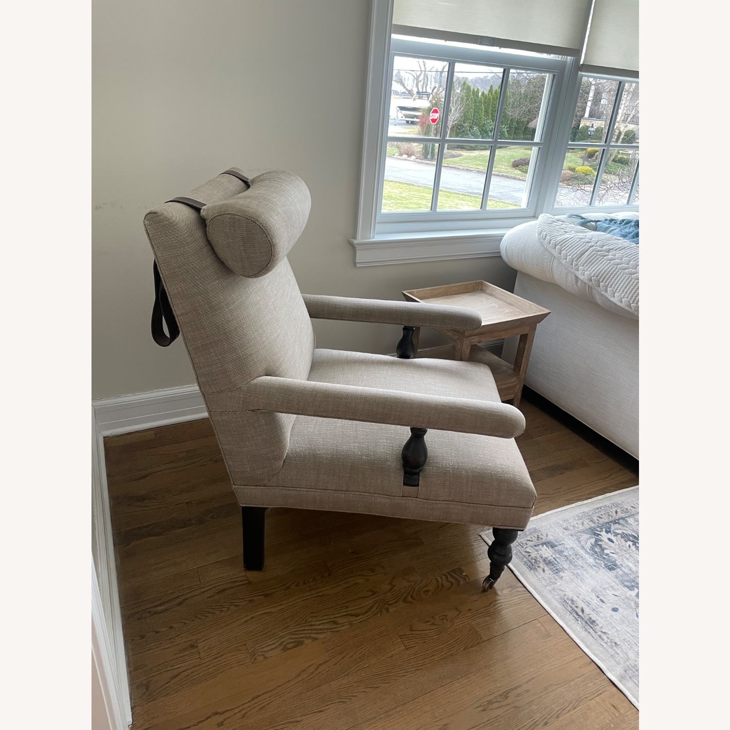 Restoration Hardware 19th C. English Bolster Chair - image-2