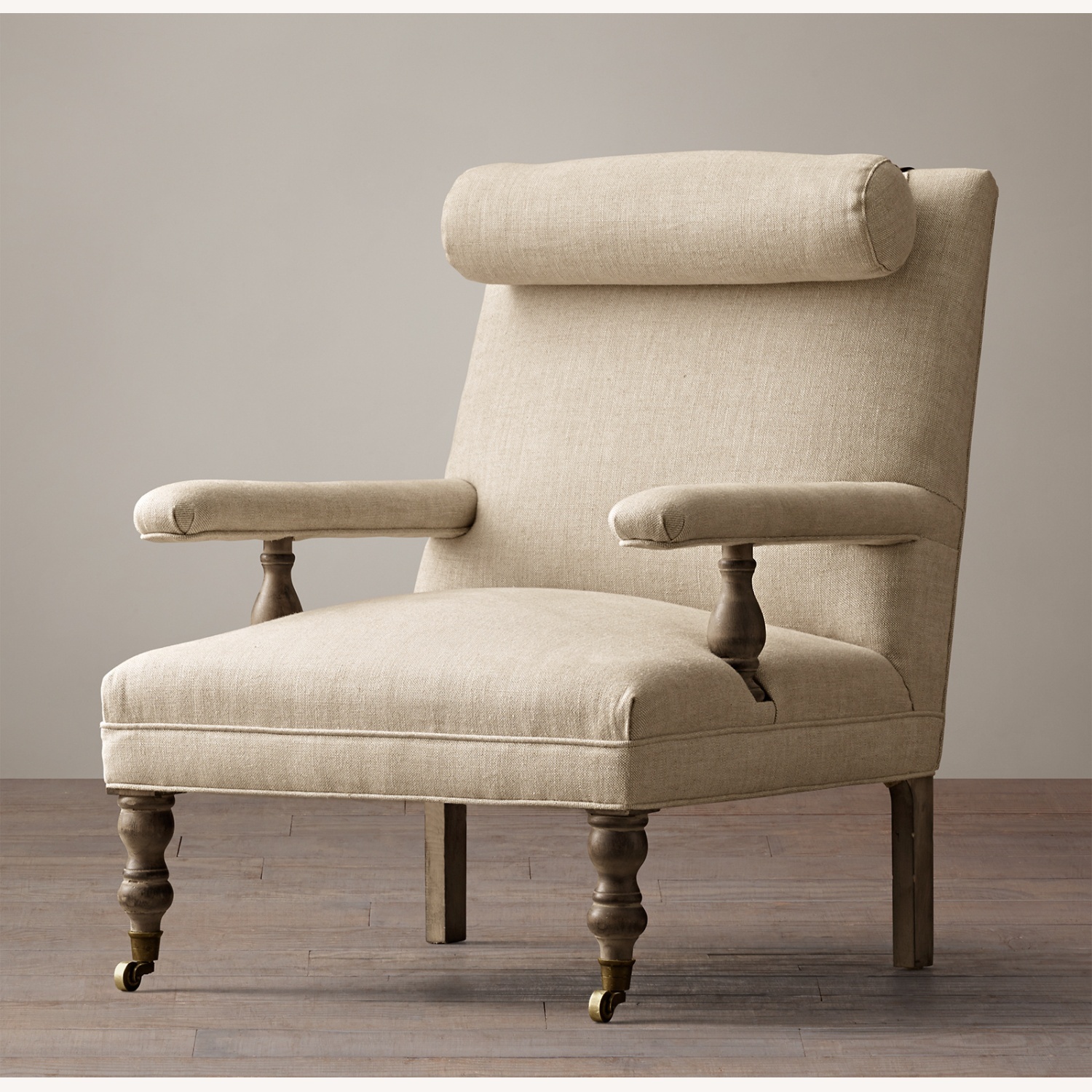 Restoration Hardware 19th C. English Bolster Chair - image-5