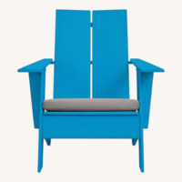 Room & Board Emmet Blue Plastic Patio Furniture
