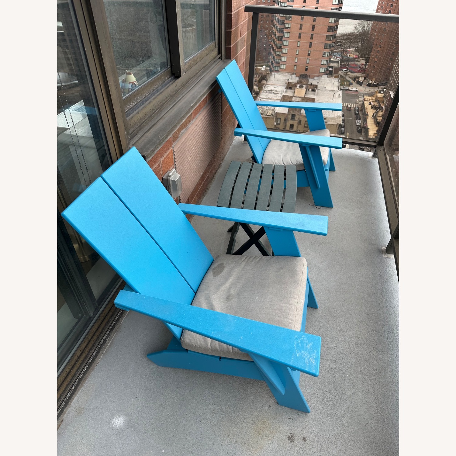 Room & Board Emmet Blue Plastic Patio Furniture - image-5