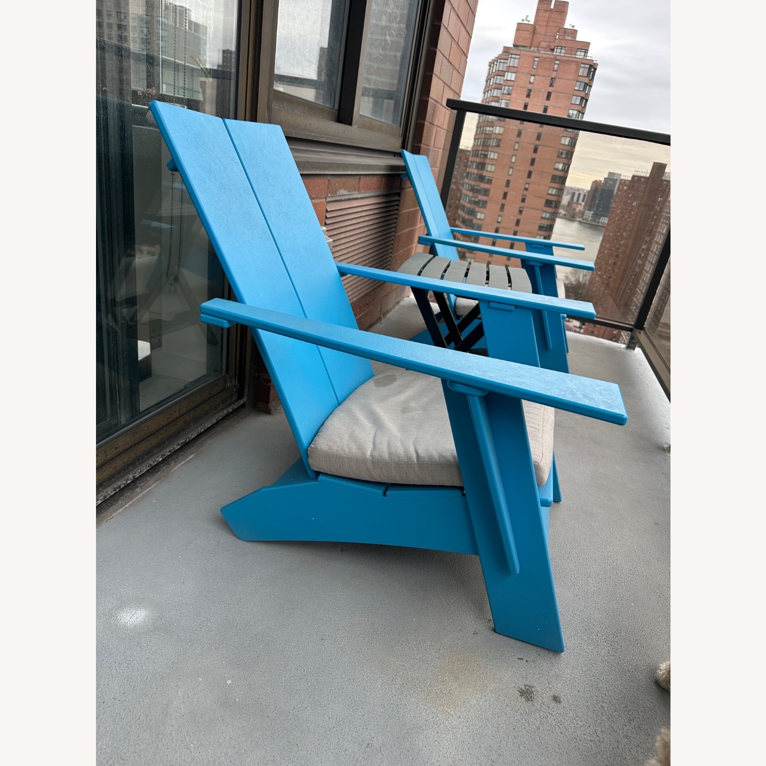 Room & Board Emmet Blue Plastic Patio Furniture - image-4