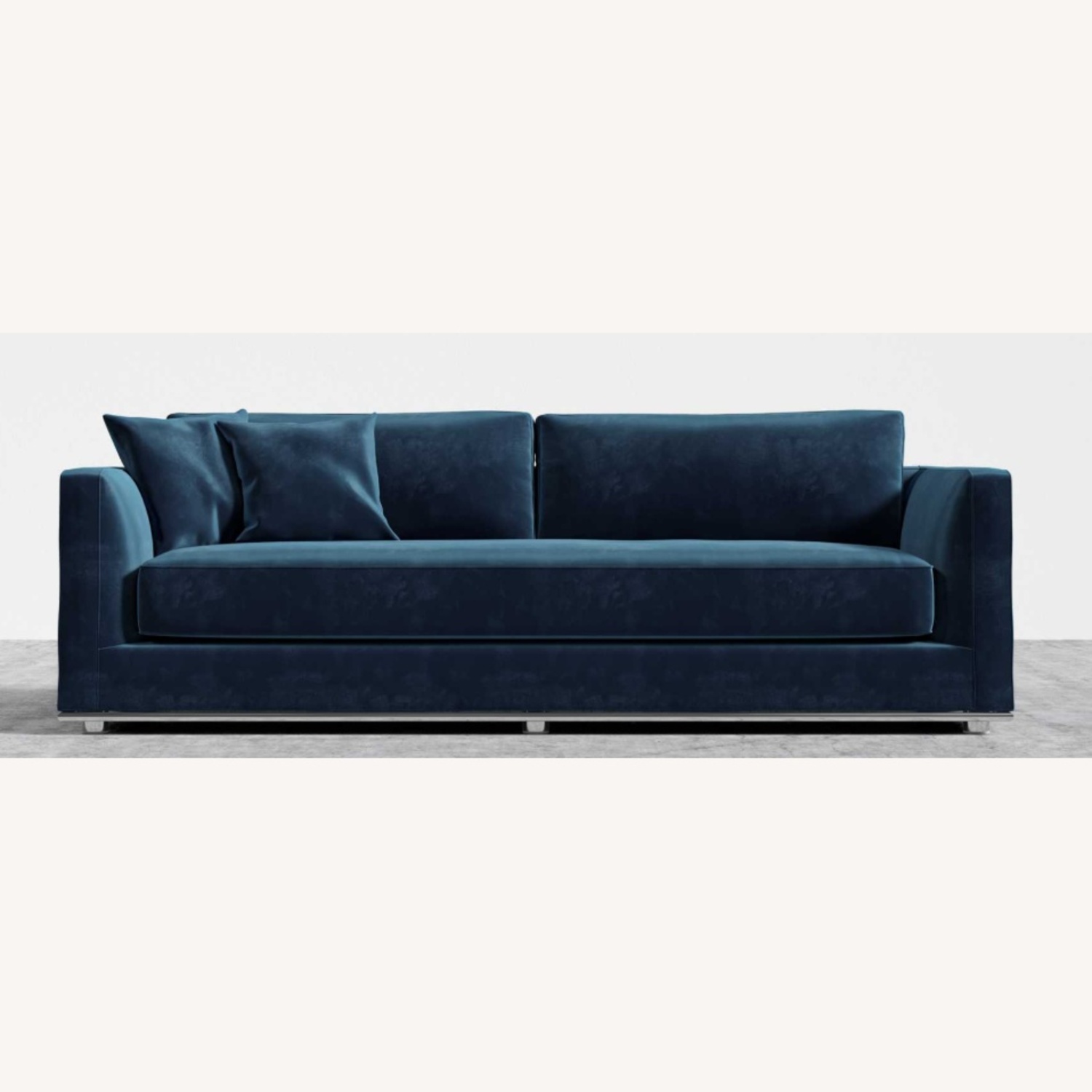 Rove Concepts Milo Blue Velvet Sleeper Sofa - image-5