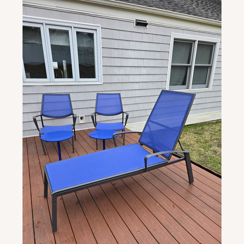 Used 5-Piece Crate & Barrel Outdoor Patio Furniture Set for sale on AptDeco