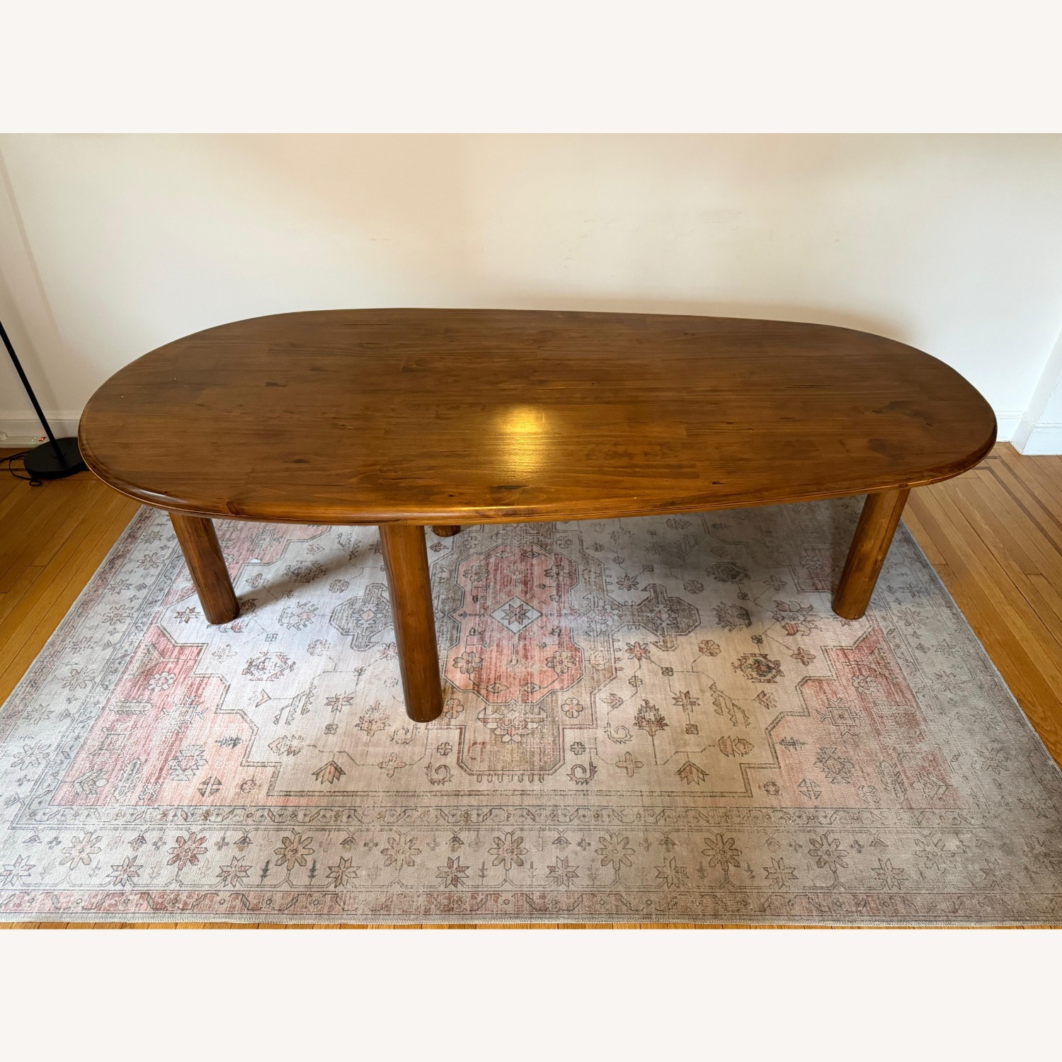 Calista Dark Brown Wood Dining Table - image-6