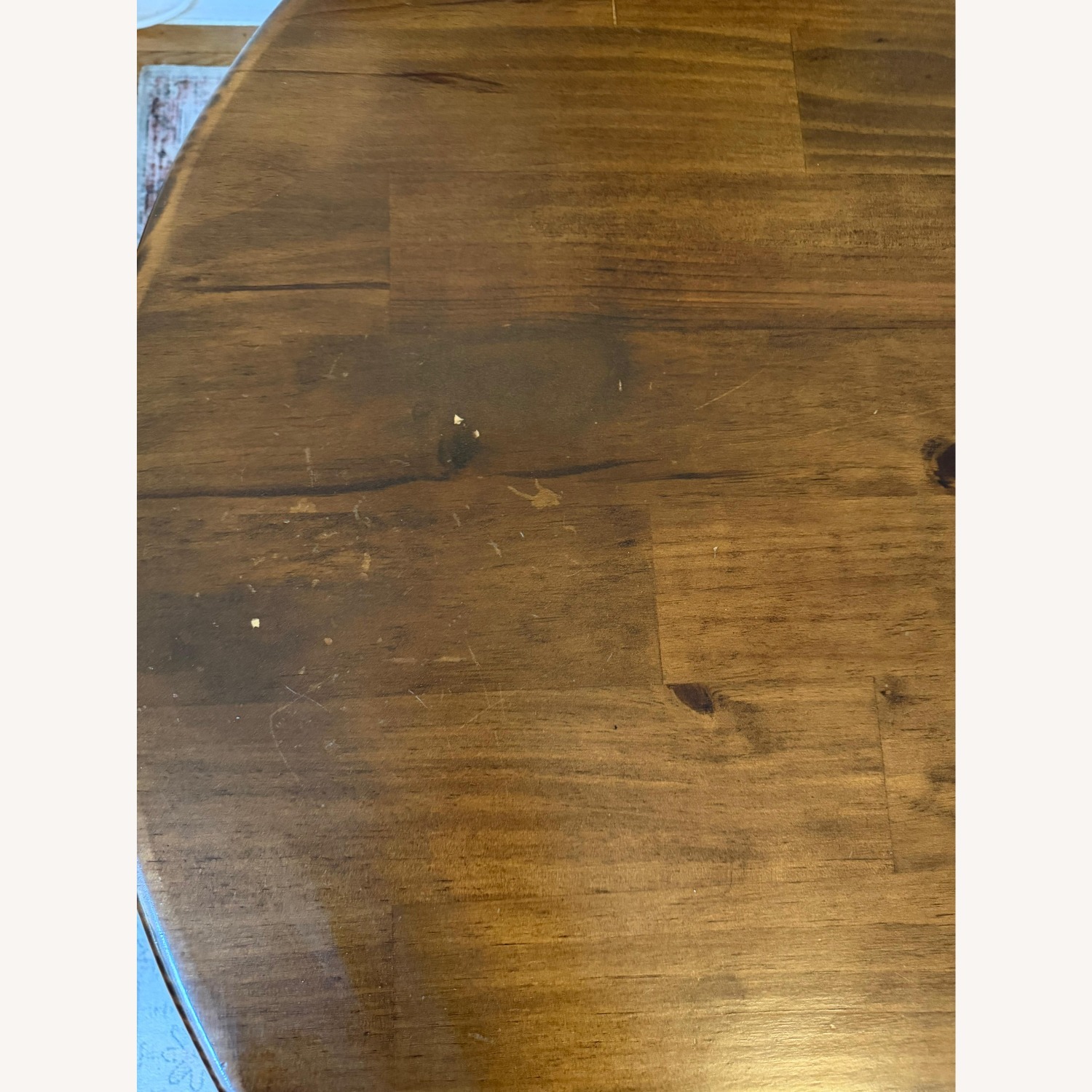 Calista Dark Brown Wood Dining Table - image-2