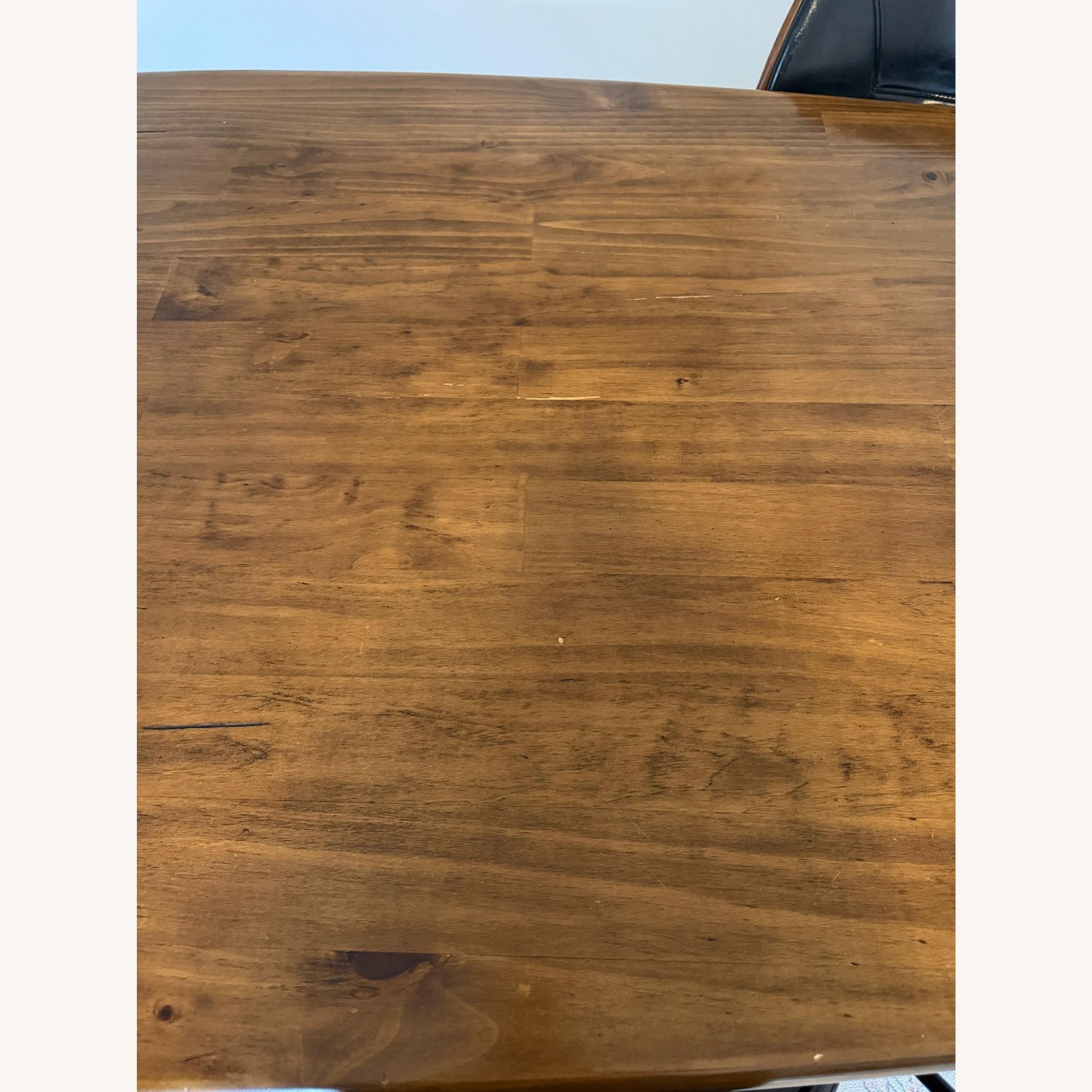 Calista Dark Brown Wood Dining Table - image-3