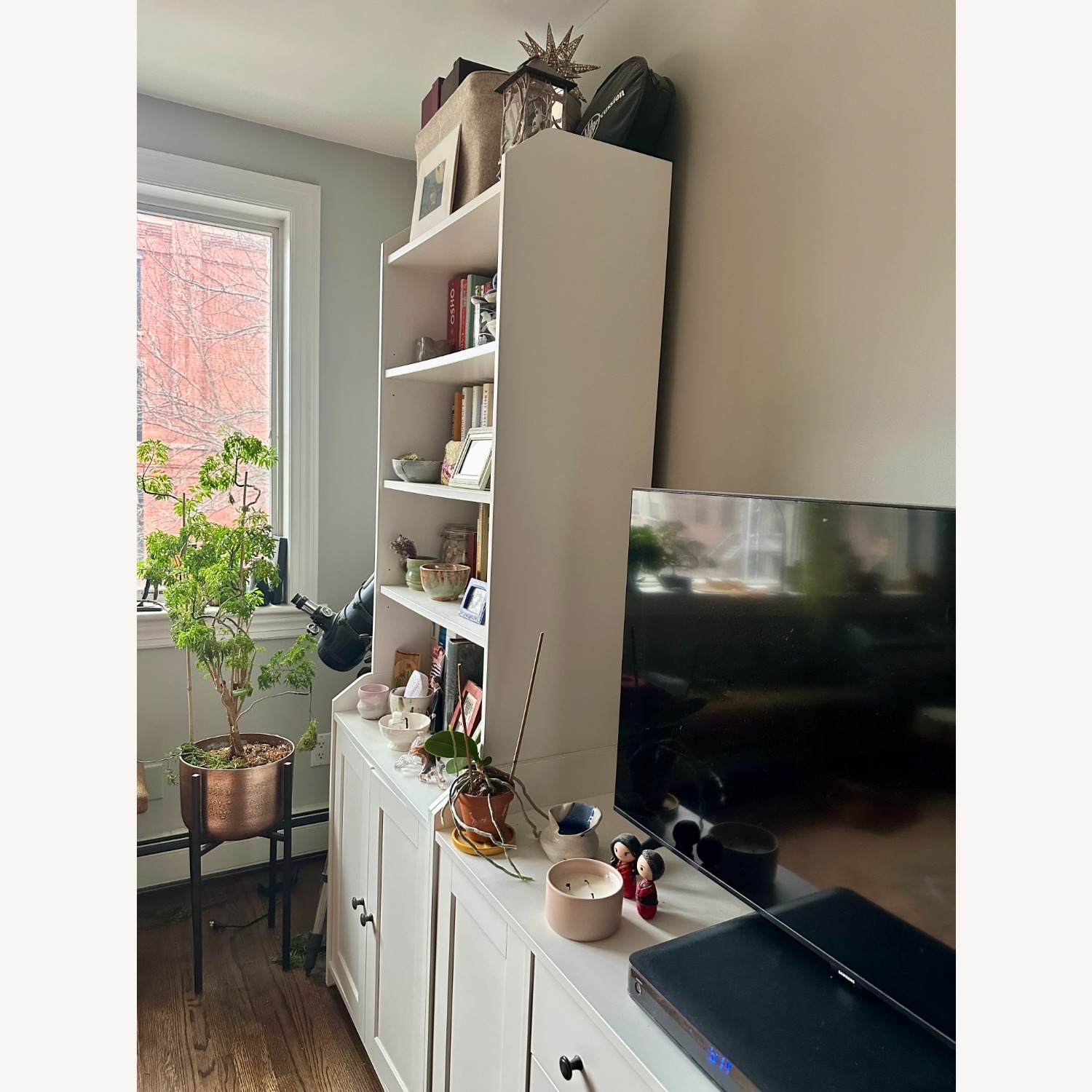 IKEA Hauga White Media Storage & Bookcases - image-3