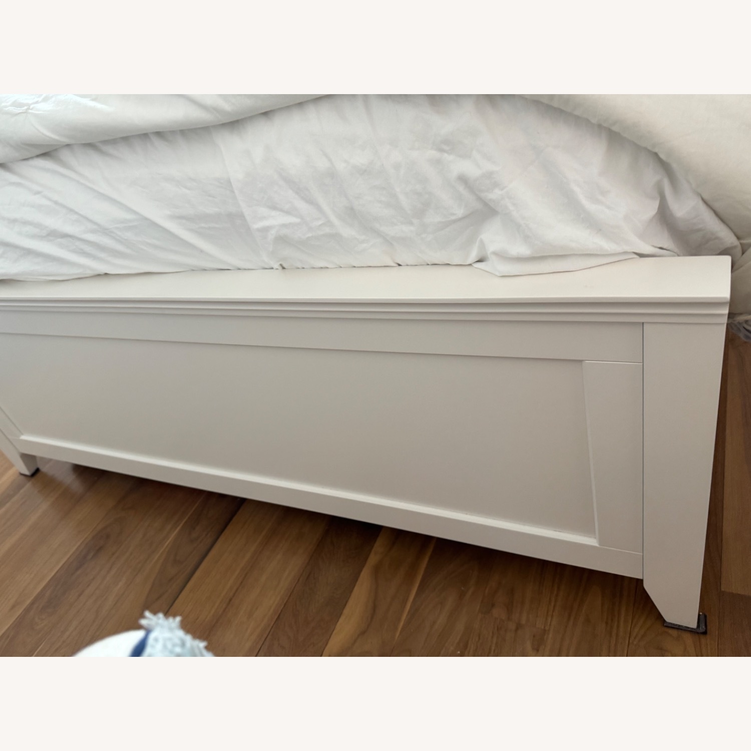 Pottery Barn White Hampton Bed Frame Full - image-2