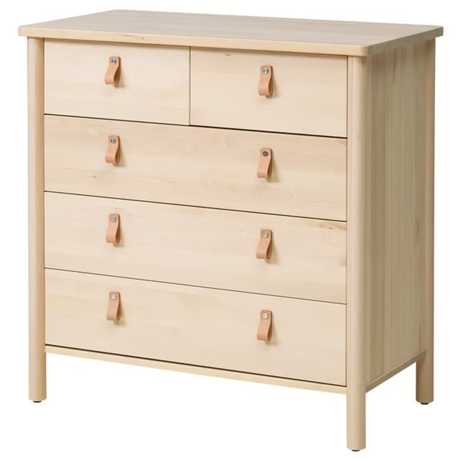 IKEA Björksnäs 5-Drawer Chest, Birch - image-5