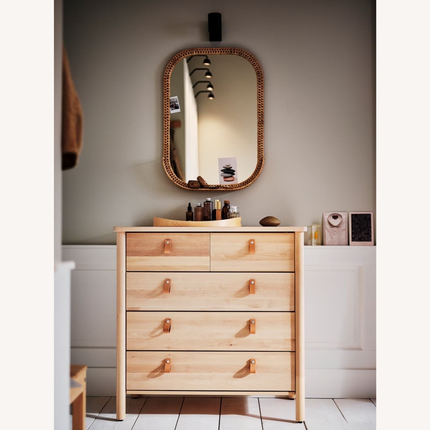 IKEA Björksnäs 5-Drawer Chest, Birch - image-1