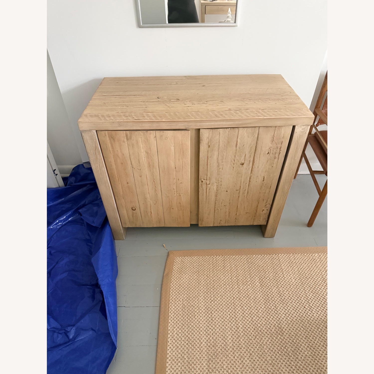 Pottery Barn Light Brown Wood Sideboard - image-1