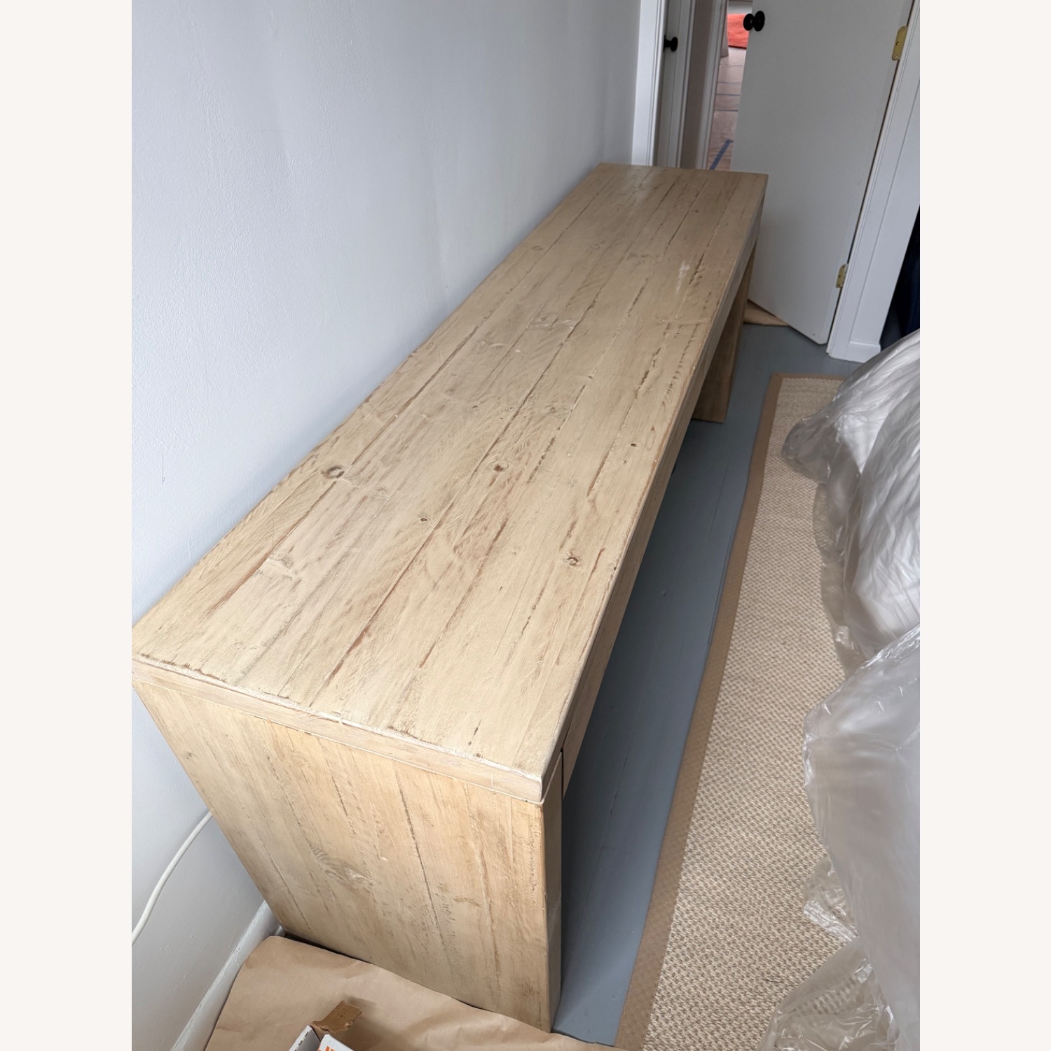 Pottery Barn Pismo Reclaimed Wood Console Desk - image-4