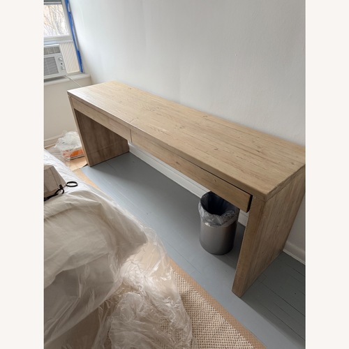 Used Pottery Barn Pismo Reclaimed Wood Console Desk for sale on AptDeco