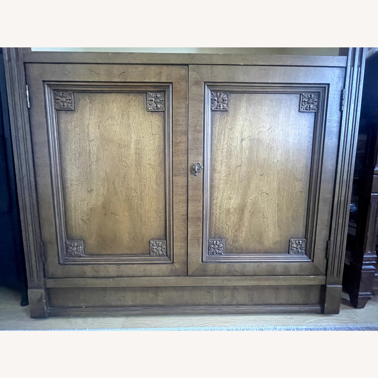 Vintage/Antique Finds Dark Brown Wood Bookcase - image-3