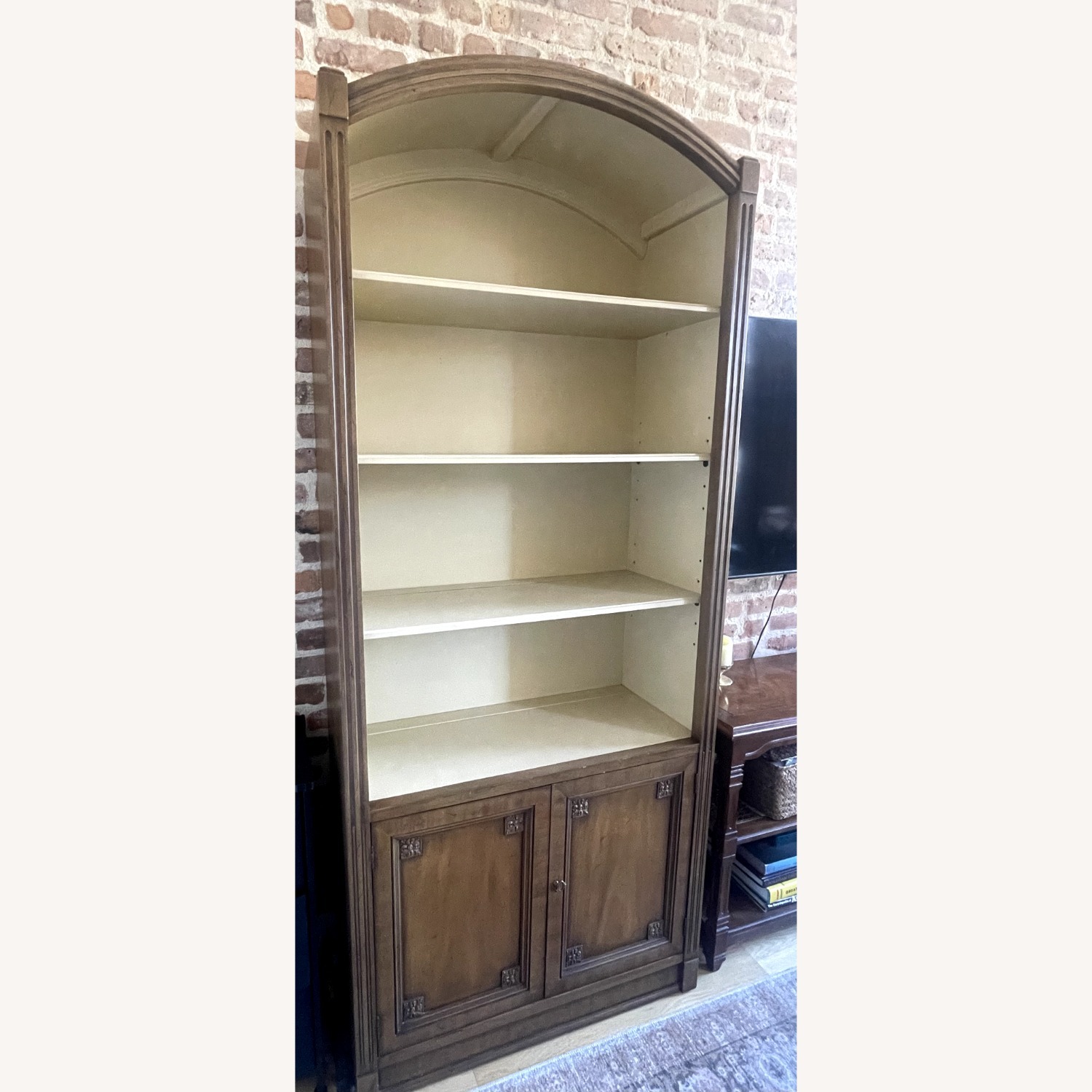 Vintage/Antique Finds Dark Brown Wood Bookcase - image-5