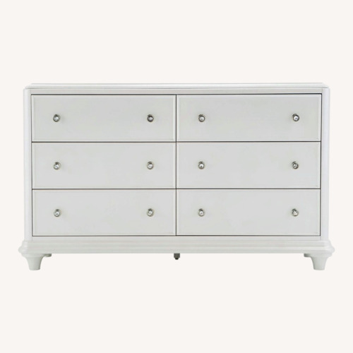 Used Joscelyn White Wood Dresser for sale on AptDeco