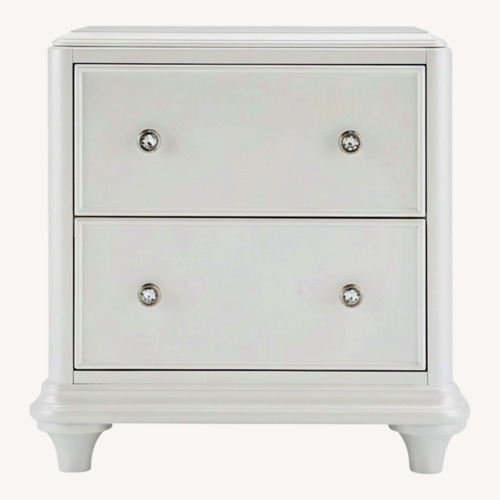 Used Liberty Furniture White Wood Nightstand for sale on AptDeco