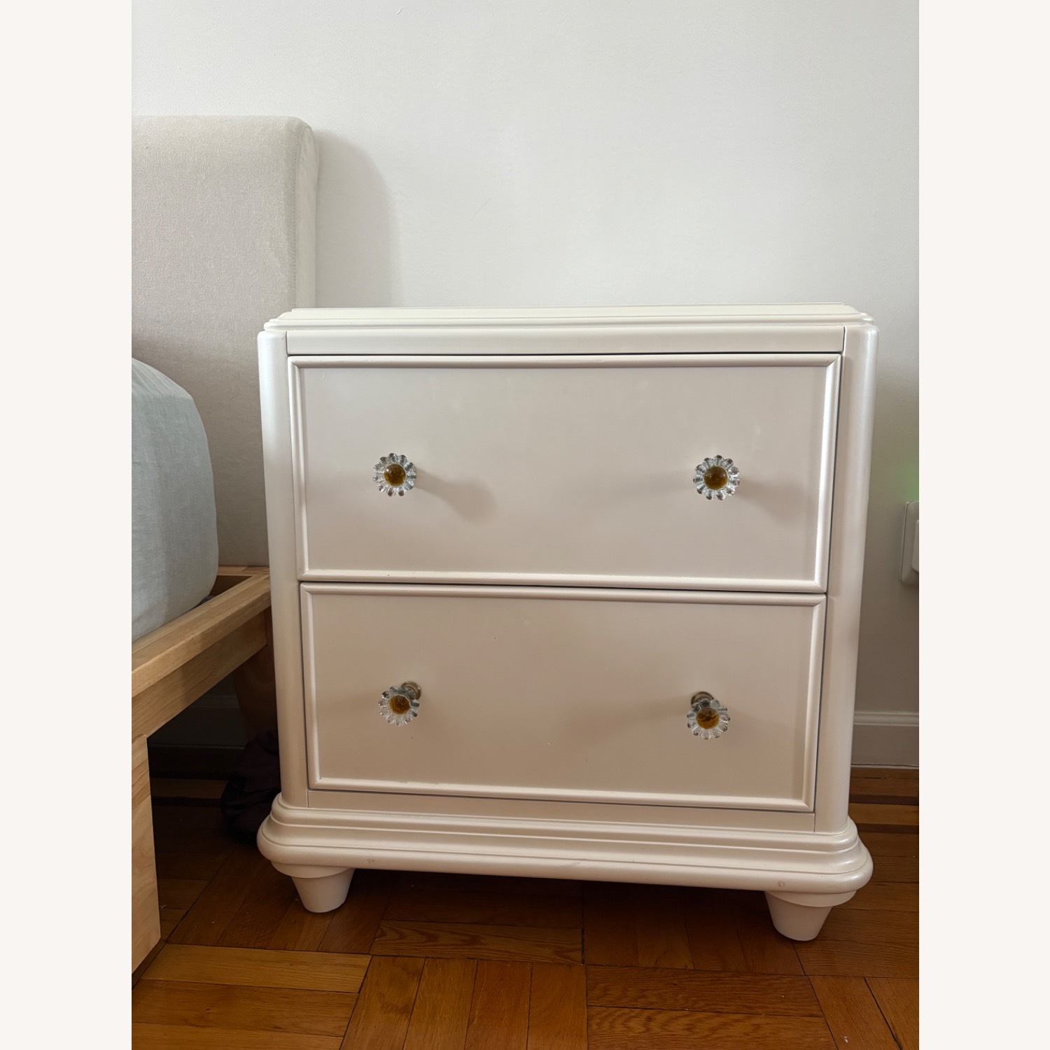 Liberty Furniture White Wood Nightstand - image-1