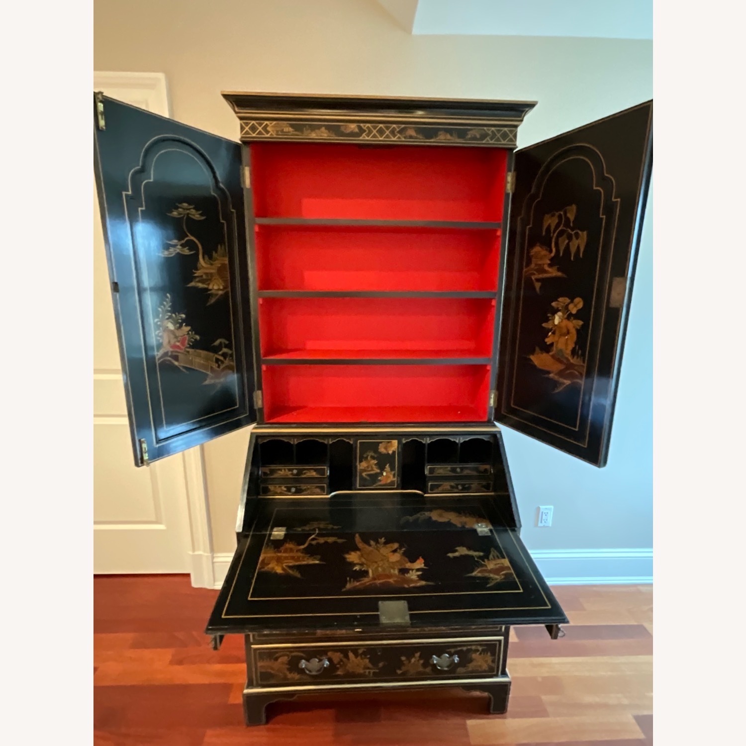 Black Lacquer Desk - image-2