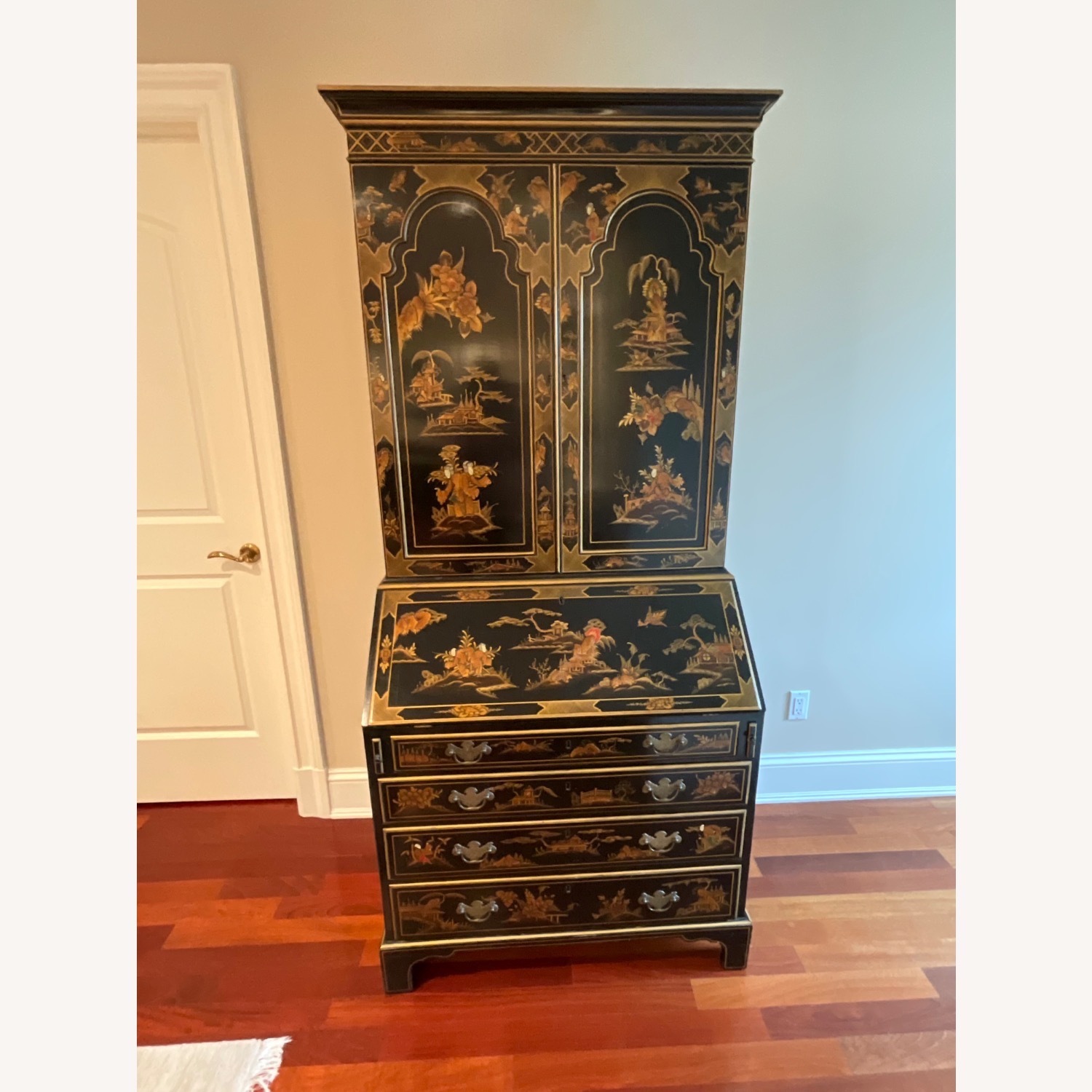 Black Lacquer Desk - image-1