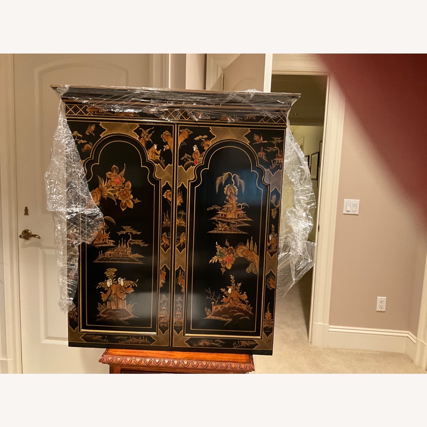 Black Lacquer Desk - image-3