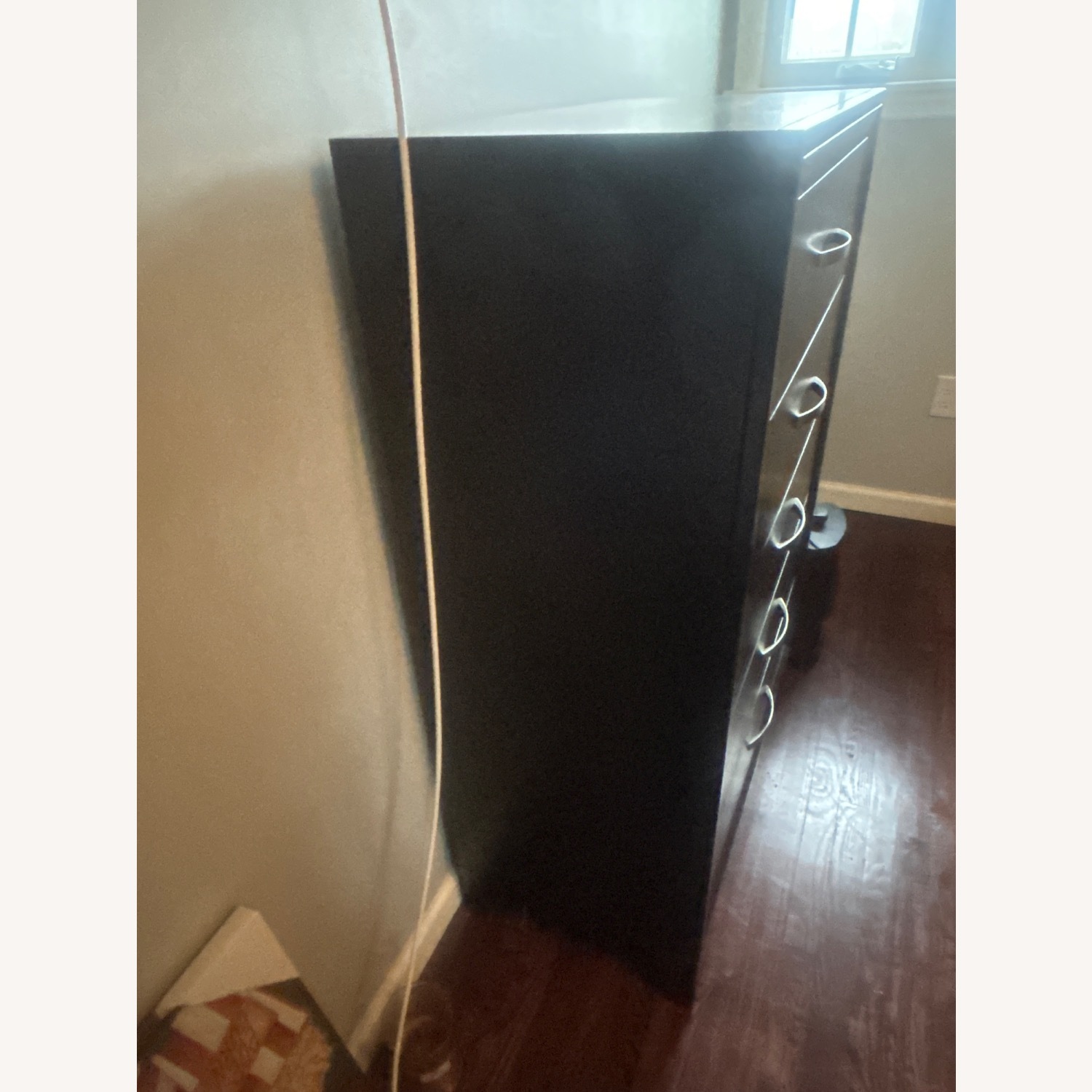 5-Drawer Dark Wood Dresser - image-3