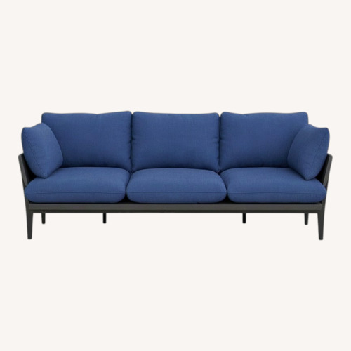 Used Floyd The Sofa Blue Fabric 3+ Seater Sofa for sale on AptDeco