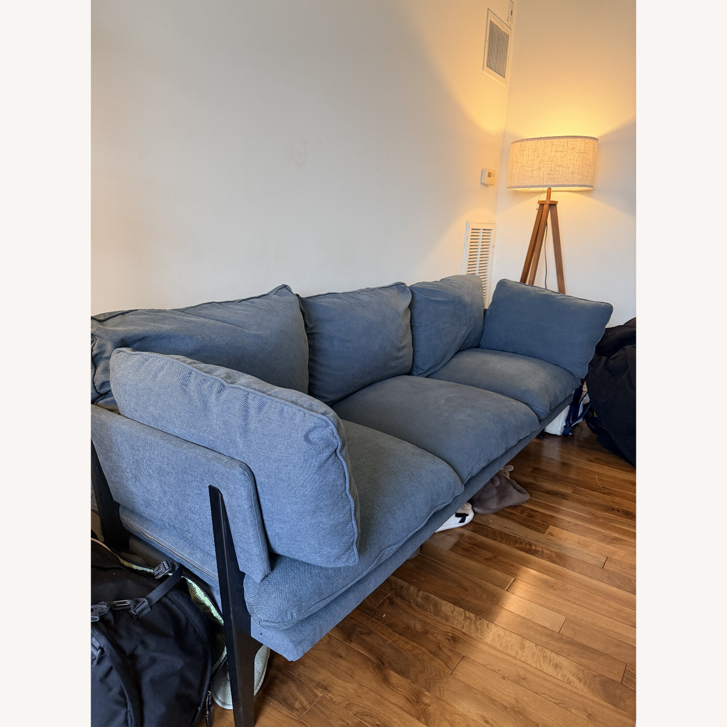 Floyd The Sofa Blue Fabric 3+ Seater Sofa - image-2