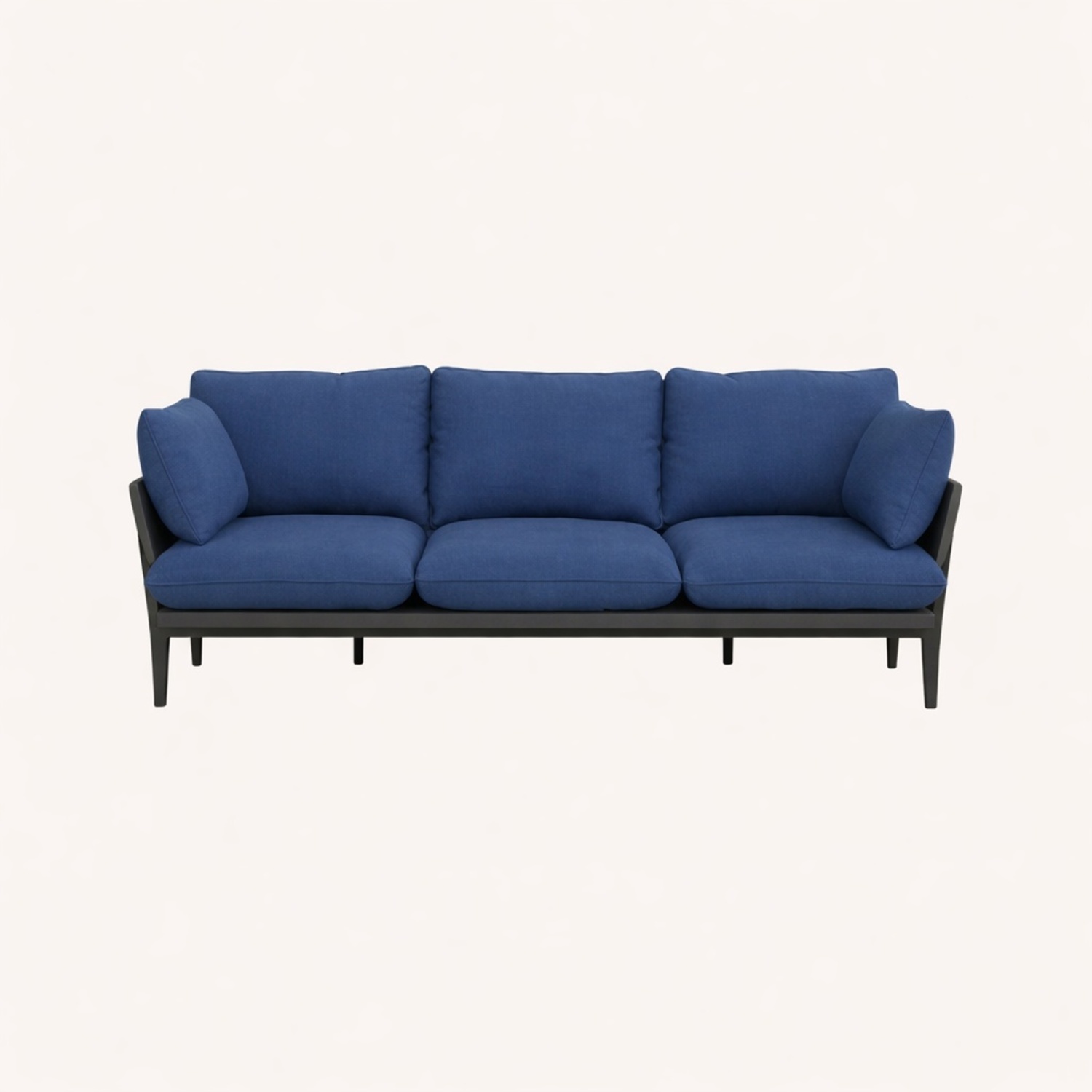 Floyd The Sofa Blue Fabric 3+ Seater Sofa - image-6
