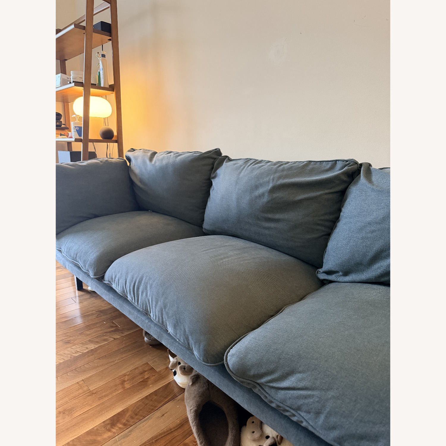 Floyd The Sofa Blue Fabric 3+ Seater Sofa - image-5