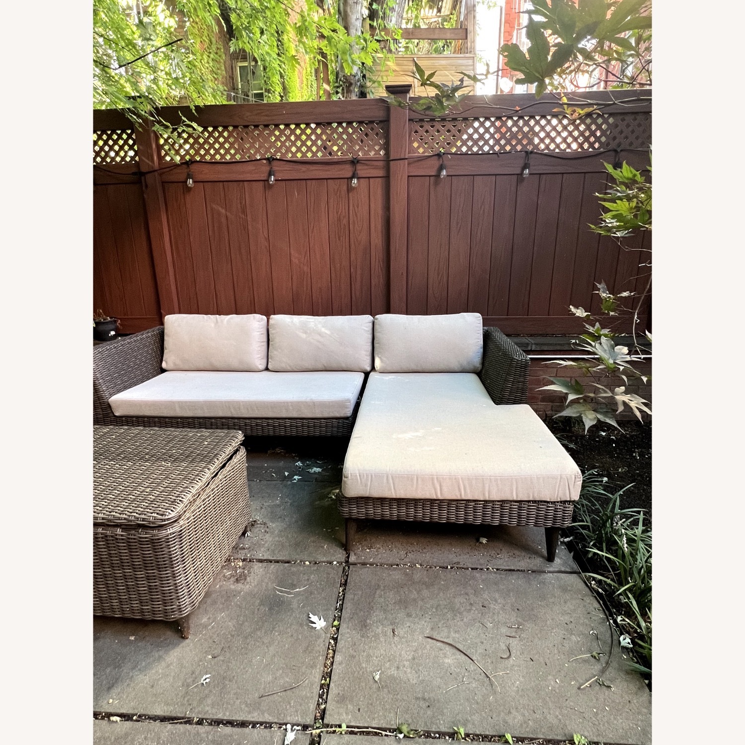 West Elm Marina Outdoor 2 Piece Sectional - image-4