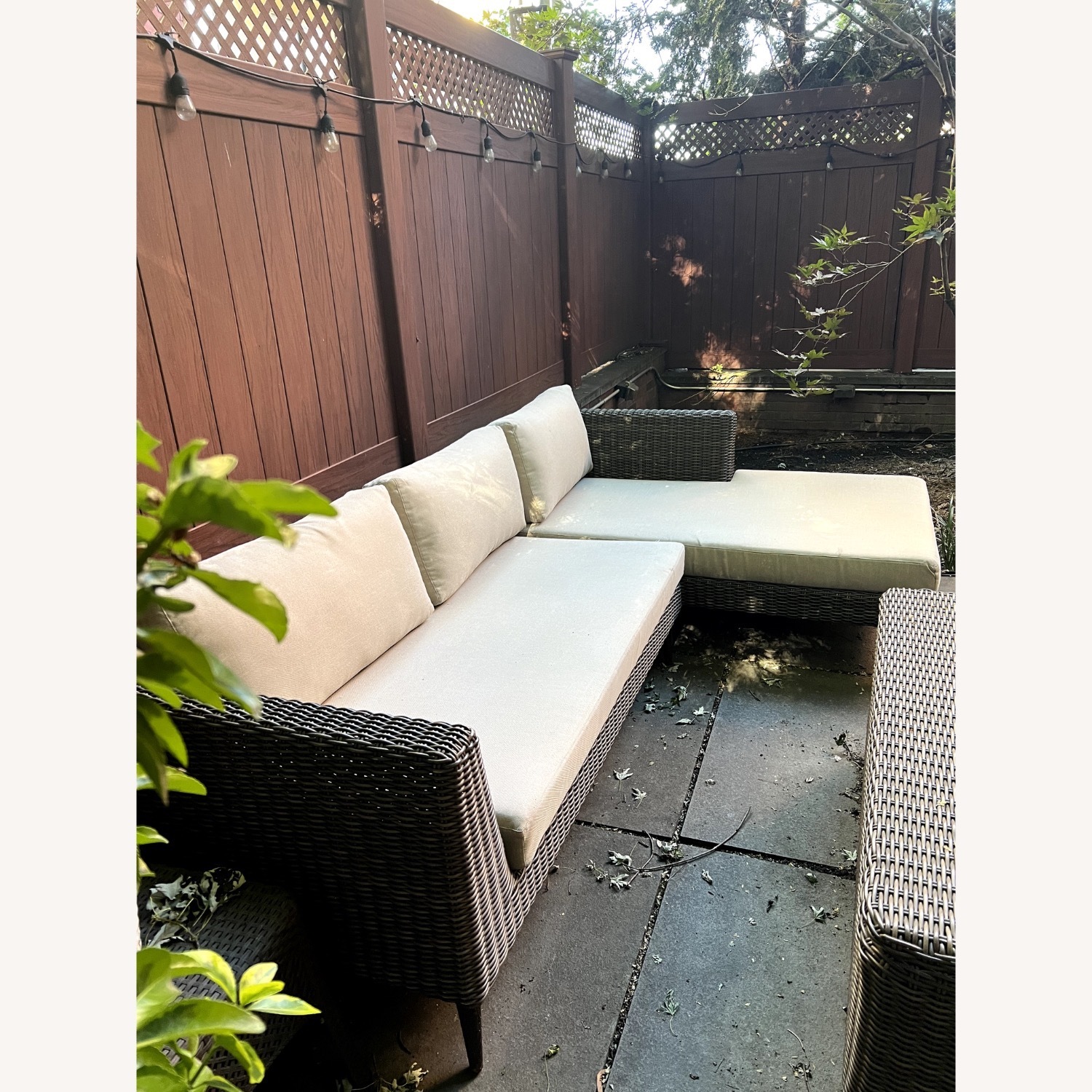 West Elm Marina Outdoor 2 Piece Sectional - image-3