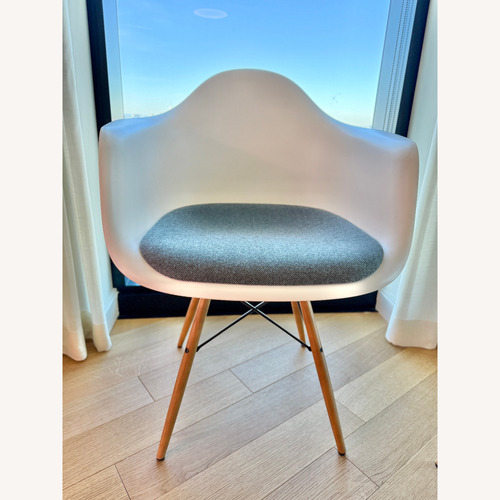 Used Herman Miller Eames Molded Armchairs with Pads for sale on AptDeco