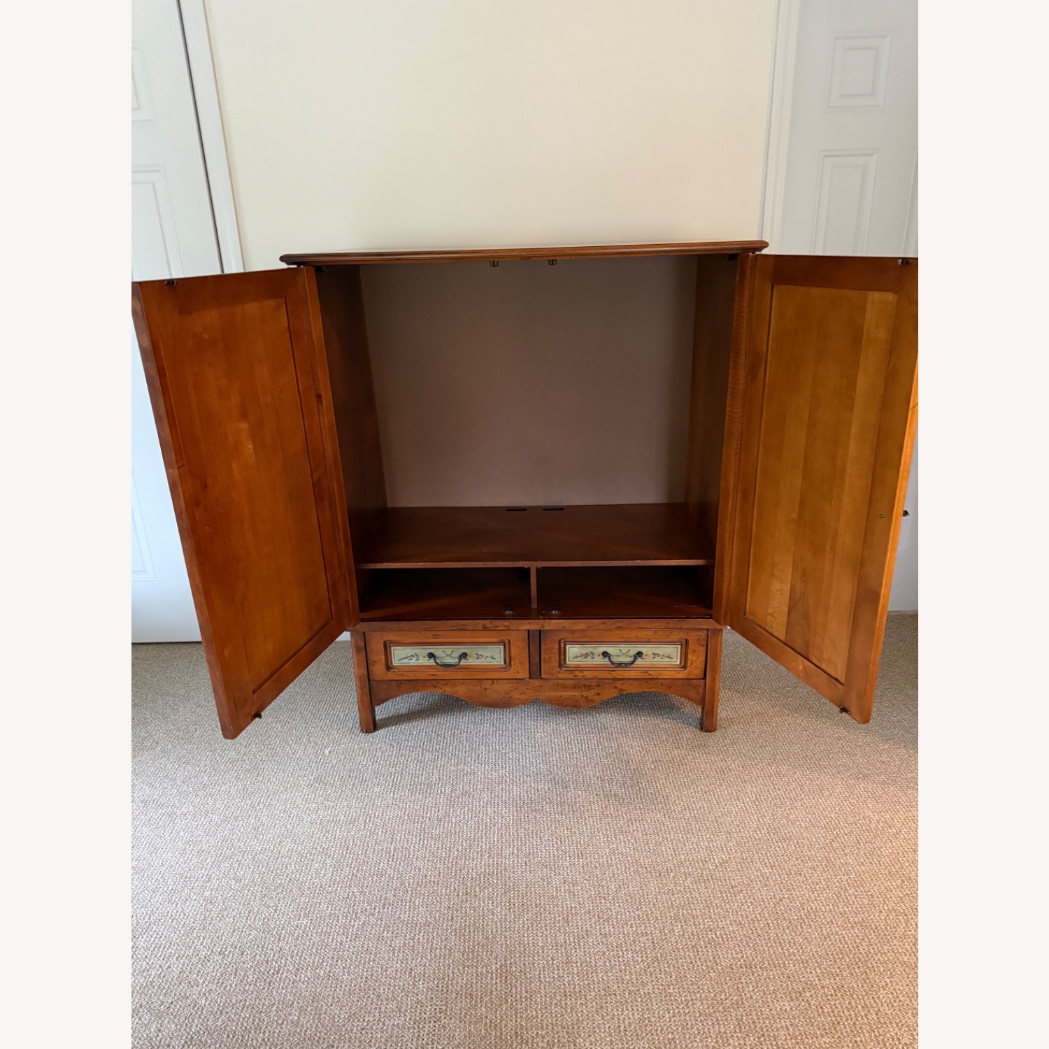 Domain Furniture Dark Brown Wood Media Storage - image-5