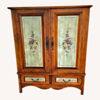 Domain Furniture Dark Brown Wood Media Storage